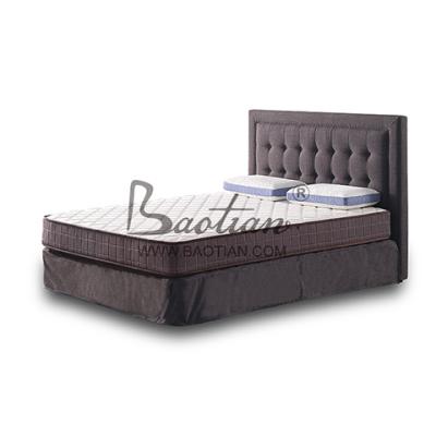 China Bedroom Furniture Fabric Tufted Bed In Box Mail Order Online Sale Bed Easy Install CBM Furniture Modern Home Bedroom Small Wood for sale