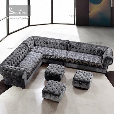 China American Design Tufted Fabric Sofa For Home Use Living Room Sofas for sale