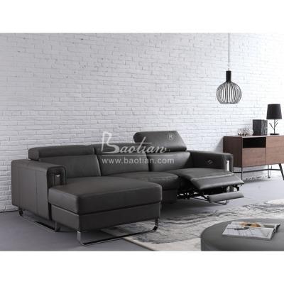 China Contemporary Living Room L Shape Baotian Electric Furniture Recliner for sale