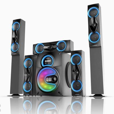 China More powerful sound quality wireless ----5.1home theater speaker with tower speaker system-A106 for sale