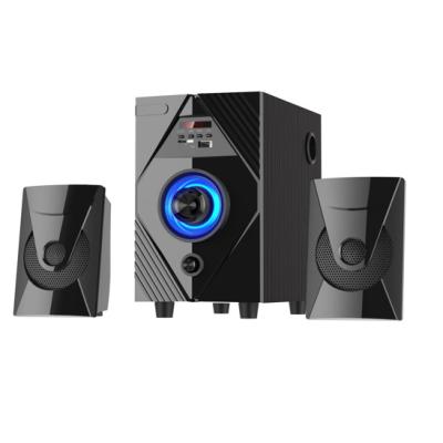 China Hot Sale Wireless System SMA203 Big Small Power 2.1 Sound Home Theater Speaker With USB, FM And Remote Control for sale