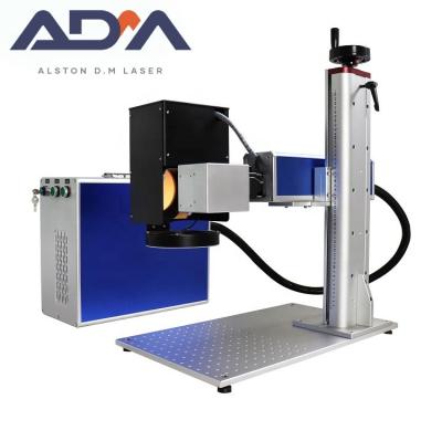 China Deep Marking 20W 30W 50W 100w Fiber Laser Marking Machine For Metal Marker for sale