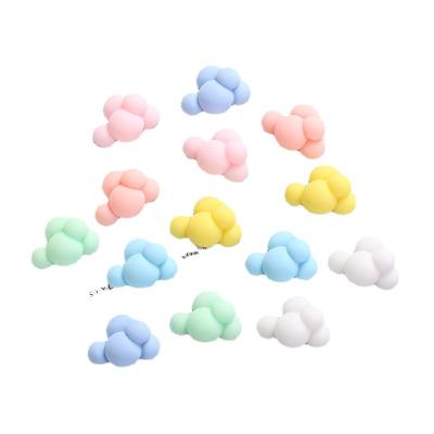 China Kawaii TRENDY Colorful Cloud Resin Flat Back Charms For Jewelry Making Craft Pendants Earrings Necklace Bracelet DIY Accessories for sale