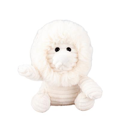 China Ledi's Bestselling Plush Toy Juguetes Para Eco-Friendly Material Animals Ninos 12 Inches Big Lion Toy Bestselling Toy White Beige Stuffed Plush for sale