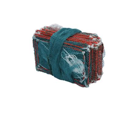 China Sea Factory Price 10 Meters Long Foldable Fishing Net Bait Crab Traps for sale