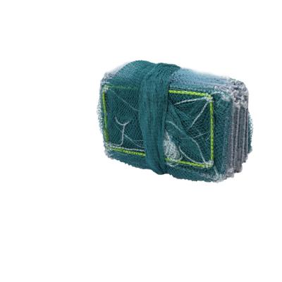 China High Quality Poly Sea Aquaculture PE Net Long Train Folding Fish Fishing Traps for sale