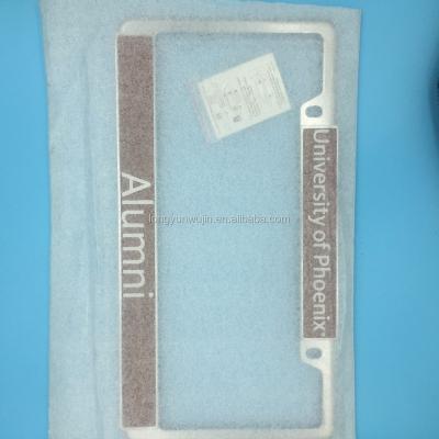 China Wholesale Customized Car License Plate Covers Car License Plate Frames 300*150mm (Customized) for sale