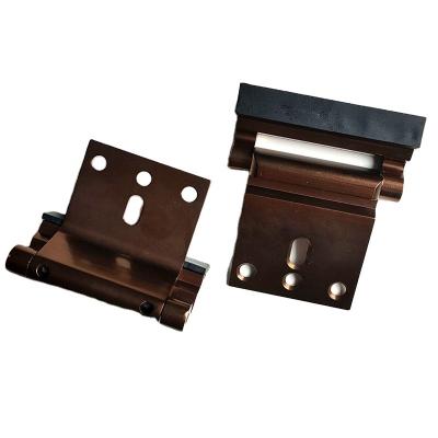 China Modern Soft Narrow Pivot Hinge Shower Cabinet Door Hinge Toilet Seat Concealed Cabinet Furniture Hydraulic Hinges for sale