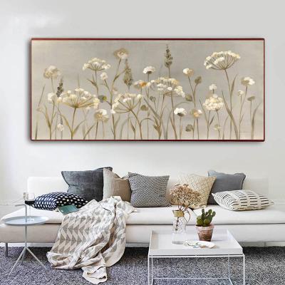 China Abstract Nordic Canvas Or Wall Art Pictures And Posters PVC Wall Art Canvas Flowers Oil Painting for sale