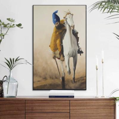 China Holy Indian God Decorations.Gifts Wall Posters Home Conquest Pictures Wall Parm Singh Painting For Living Room for sale