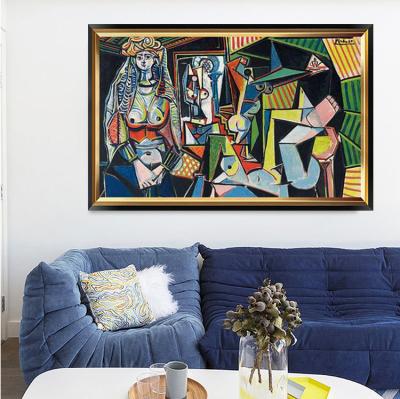 China Pablo Picasso Famous Modern Painting on canvas Les Femmes d'Alger Oil Art Painting Living decor for sale