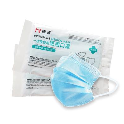 China Bfe 98-99% High Quality Cheap Wholesale Adult 3 Ply 3ply Protective Disposable Medical Face Mask for sale