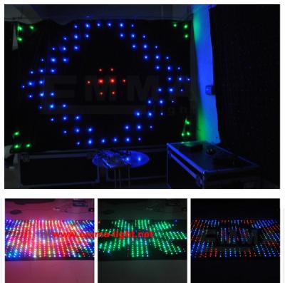 China LED video stage vision curtain, RGB full color indoor ad. LED curtain,creative display cur for sale