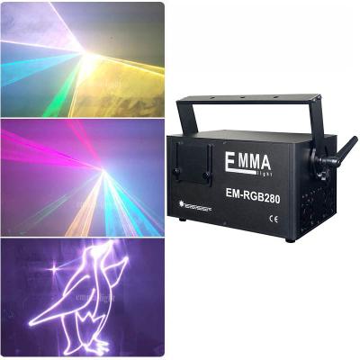 China MINI 7W Analog Modulation RGB laser with SD Card,outdoor Rgb Laser Light with 30k-40K-50k Scanner for sale