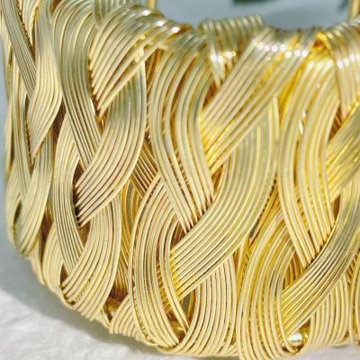 China FASHIONABLE Wholesale Jewelry Gold Plated Big Wide Bracelet For Saudi Arabian Arab Women Mid East UAE for sale