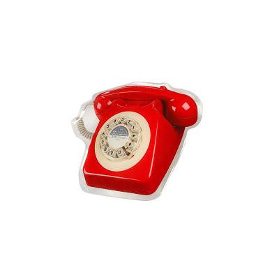 China Vintage Style Red Color Adhesive Retractable Air Cushion Cute Adjustable Griptok Retro Ring Mobile Phone Holder Socket for iPhone for sale