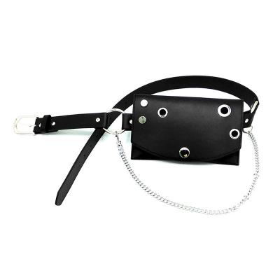 China Fashion ALLOY Personalized Female Small Bag Belt Pack Removable Decoration With Single Waist Joint Chain Belt for sale