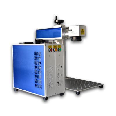 China Air Cooled Fiber Optic Laser Marking Machine For Portable Split Type Laser Marking Metal Machine 20W 30W 50W for sale