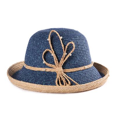 China 2021 New Summer Fisherman Hat Travel Beach Sunscreen Outdoor Wild Hat Sunscreen Casual Straw Sunshade Sunshade for sale