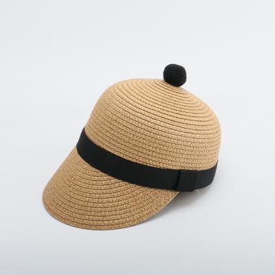 China Cheap Beach Sun Umbrella Summer Sun Image Hat Children's Wide Brim Straw Hat for sale