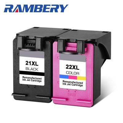 China Re-manufactured Rambery 21 22 XL Ink Cartridge Replacement For HP 21 22 For HP21 21XL 22XL Deskjet F2180 F2280 F4180 F380 380 Printer for sale