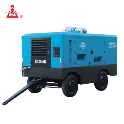 China Kaishan Lubricated Diesel Engine 18m3/min Portable Screw Air Compressor for sale