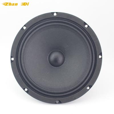 China Car audio system factory supply 1 inch voice coil 4ohm paper cone midrange 8 inch car speaker for sale