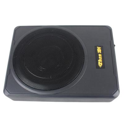 China Factory 4ohm Car Truck Bus Audio Slim Aluminum Car Audio Box 12v 8 Inch Under Seat Subwoofer for sale