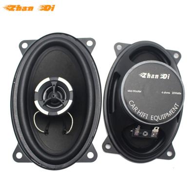 China Spot car audio system factory direct sale 4ohm 4*6 inch car audio two way coaxial 4x6 speakers for sale