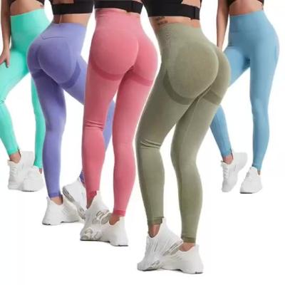 China MAQVOB Breathable High Quality Custom Wholesale Workout Sports OEM ODM Logo Manufacturer Crac! crack! lift up yoga seamless leggings for sale