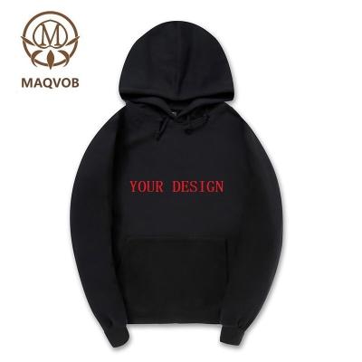 China Anti-wrinkle MAQVOB logo manufacturer wholesale high quality custom OEM ODM plus size wear hoodies and sweatshirt active women pullover men for sale