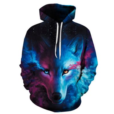 China MAQVOB breathable high quality wholesale clothing custom manufacturer OEM ODM ODM plus size street men's 3d printed hoodie for sale