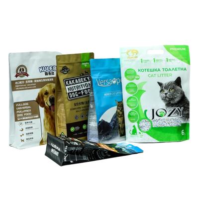 China BIODEGRADABLE Small Carrier Pet Food Container Product Custom Bags Wholesale Plastic Sachet Packaging for sale