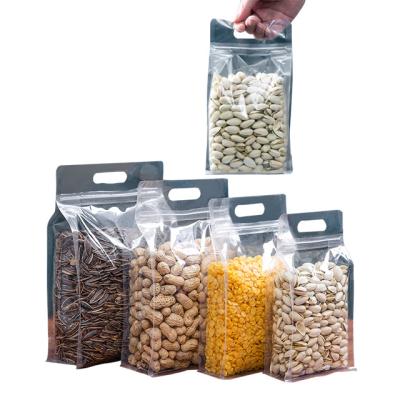 China BIODEGRADABLE Food Stand Up Bag Transparent Packaging Pouch Package Custom Plastic Bags For Food Packaging for sale