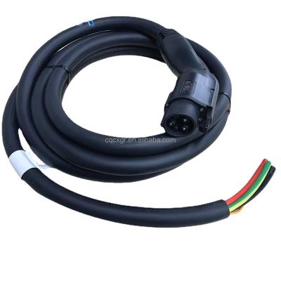 China New design 5 Meters Long Cable 16A 32A Type 1 SAE J1772 EV Electric Car Charger EV Charging Cable for sale