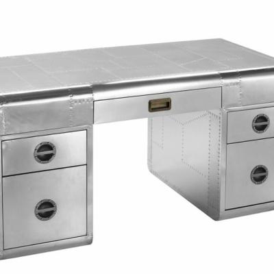 China Commercial Furniture Aluminum Desk Writing Airman Desks Design Computer Desks RTK-09 for sale