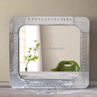 China Mid century modern vintage style aluminum mirror for sale