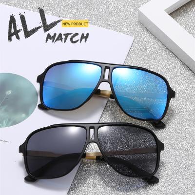 China Wholesale Custom Made Men's Lucky Retro Steampunk Aviation Pilot Sun Glasses Sunglasses Fashion Polarized Sunglasses for sale