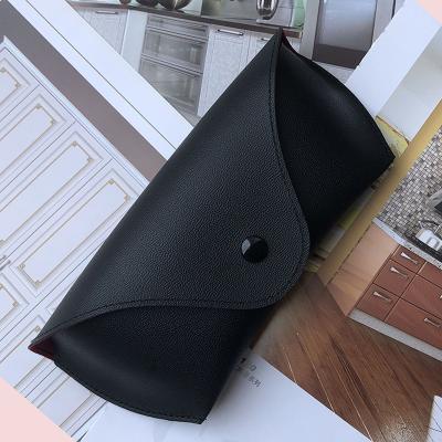 China Glasses Packaging XL2315 Lucky Glasses Case Glasses Bag Glasses Packaging PU Leather Sunglasses Case for sale