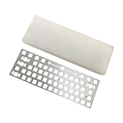 China Dongguan Aluminum Factory Custom Cheap Milling Aluminum Parts Keyboard Case CNC Gaming Keyboard Mechanical Service for sale