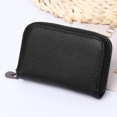 China Fashion Leather Passport Cover Travel Business Card Holder for Men Women Vintage Credit Card ID Holders Bags with Multiple Card Slots for sale