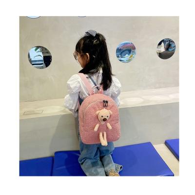 China 2022 Waterproof Cartoon Kindergarten Backpack For Age 3-6 Toddler Cute Bear Customize Backpack Girl School Bags Wholesale school for sale