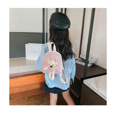 China 2022 Designer Waterproof Korean Stylish Kids Bags Cartoon Bear Kids School Bags For Boys&Girls Nylon Travel Small Gift Bags Mochila for sale