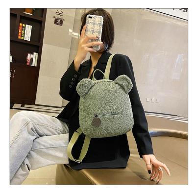 China Waterproof 2022 Cute Children School Bags Primary Students Support Plush Backpacks For Girls Fashion Women Backpacks for sale