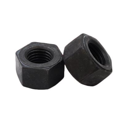 China ASTM A563 A194 2H DIN6915 Carbon Steel Heavy Hex Nut For Structure With ISO Furniture Nuts for sale