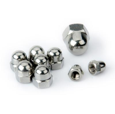 China DIN1587 Heavy Industry Hex DOME Acorn Nut Stainless Steels A2-70 Carbon Steel Hex Cap Nut M3 M4 M5 M6 M8 M10 M12 for sale