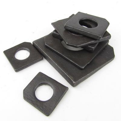 China Square High Pressure Washers Beveled Black Washer Square Taper Washer for sale