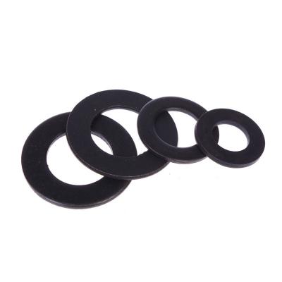 China ISO7090 Metric Series Carbon Steel Flat Gasket din125-B Black Single Gaskets With 200HV Hardness for sale