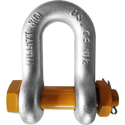 China US Industry General Type G2150 Drop Forged Bolt Type Chain Shackle for sale