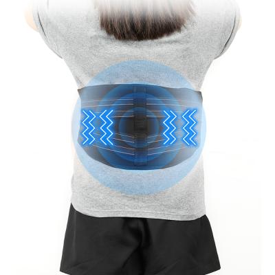 China Waist Massage Heating Support Belt Wrap Belt Waist Massager Back Abdomen for sale